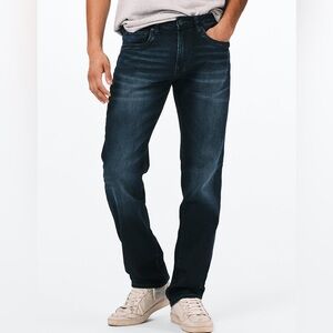 Buffalo David Bitton Men's Deep Indigo Straight Jeans 36x30